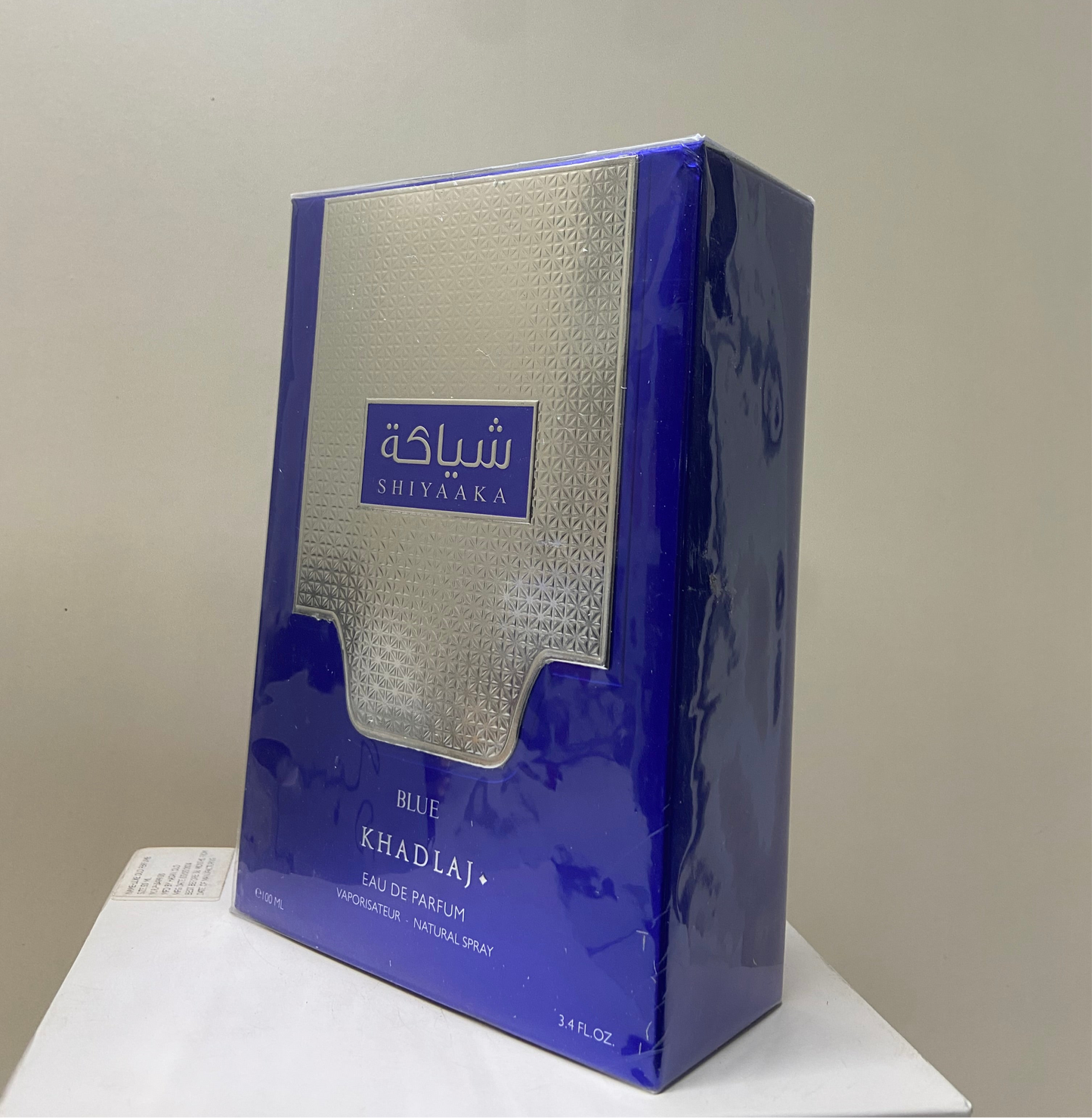 SHIYAAKA BLUE For Men ( Silver) 100ML EDP by Khadlaj