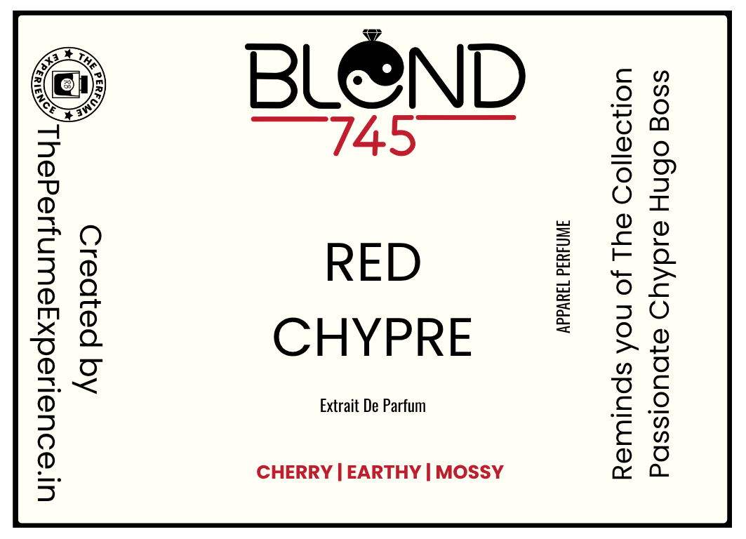 Red Chypre | Reminds you of The Collection Passionate Chypre Hugo Boss| Extrait De Parfum|