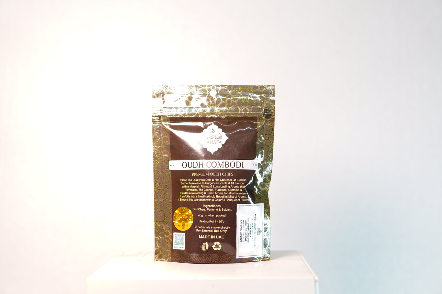 Rahafa Oudh Combodi Premium Oudh Chips 40g