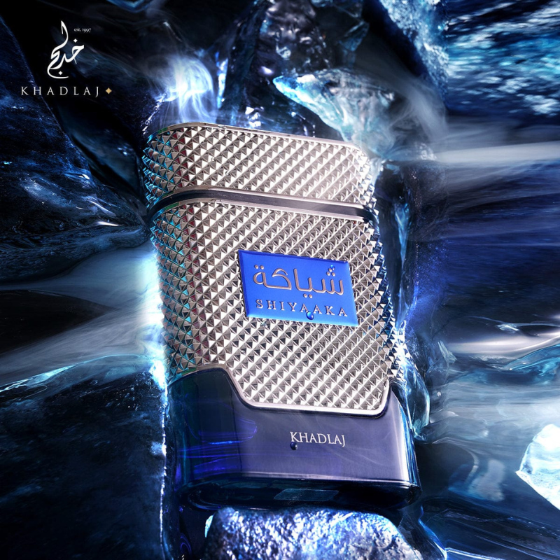 SHIYAAKA BLUE For Men ( Silver) 100ML EDP by Khadlaj