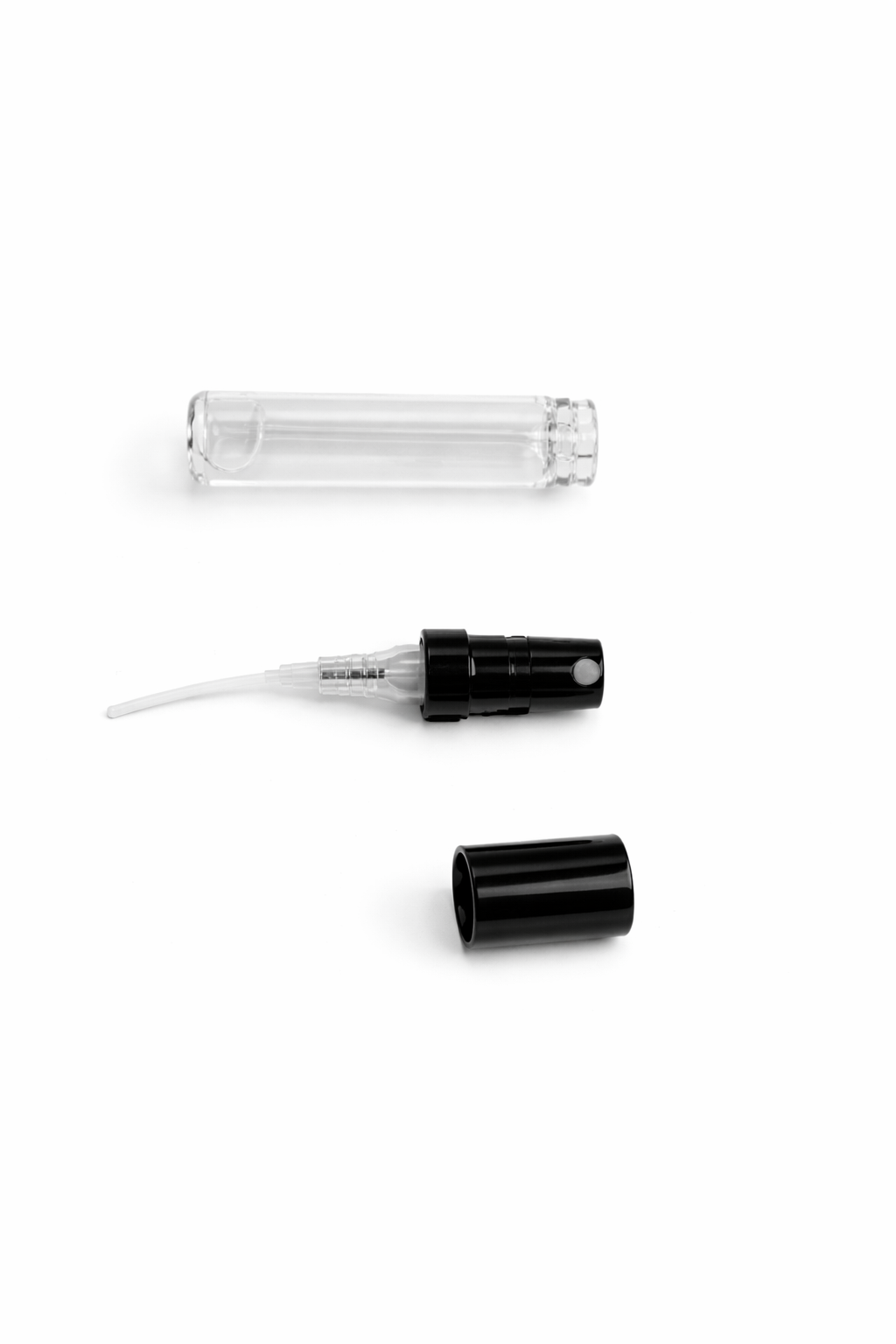 3ML Glass Decant bottle with Fit Spray  | Push click Type