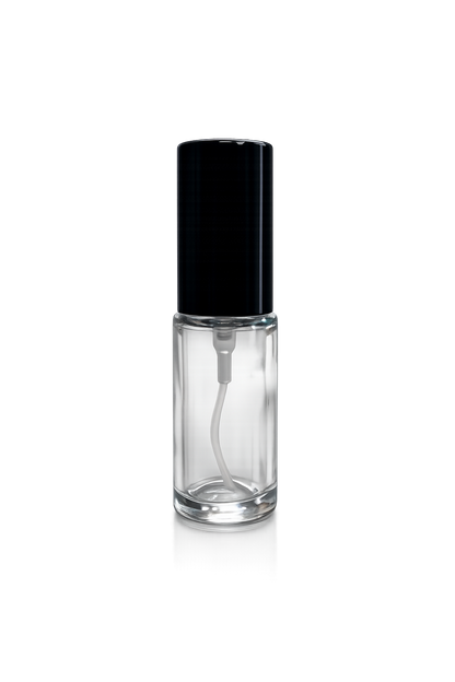 5ML Glass Decant bottle with 130mcl metal Atomiser  | Screw Type