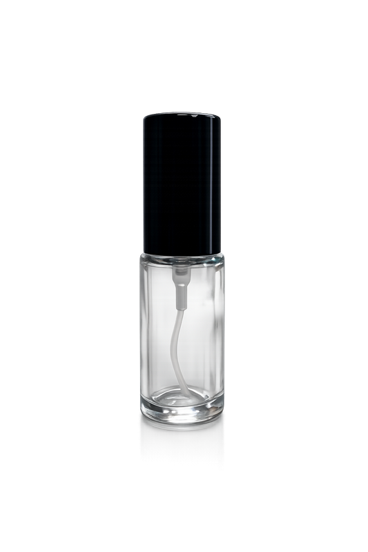 5ML Glass Decant bottle with 130mcl metal Atomiser  | Screw Type