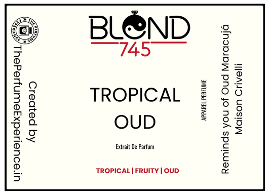 Tropical Oud | Reminds you of Oud Maracujá Maison Crivelli| Extrait De Parfum|