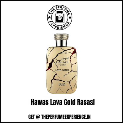 Hawas Lava Gold Rasasi 5ml & 15ml Decant | Rasasi
