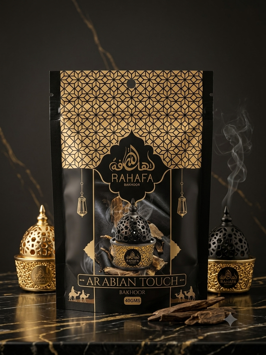Rahafa  Arabian Touch Bakhoor Premium Oudh Chips 40g |Made in UAE