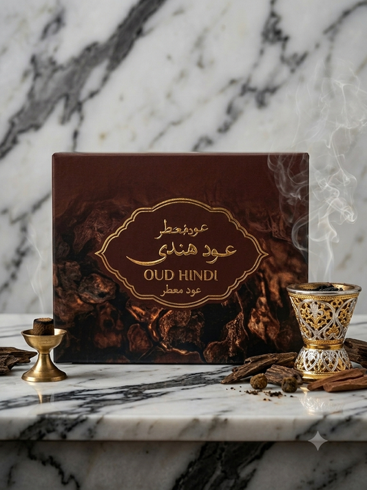 Oud Hindi by Uraz Bakhoor Premium Oudh Chips 40g |Made in UAE