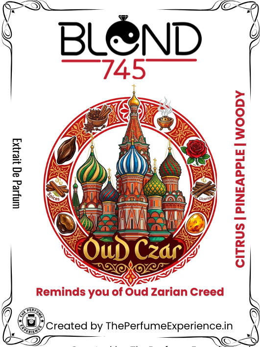 Oud Czar| Reminds you of Oud Zarian Creed | Extrait De Parfum|