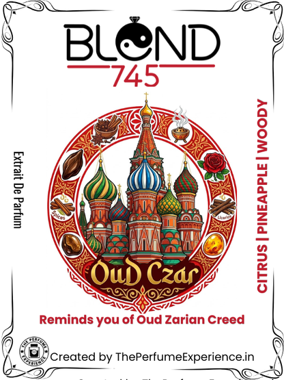 Oud Czar| Reminds you of Oud Zarian Creed | Extrait De Parfum|