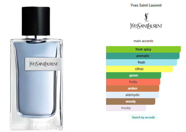 YSL Y (Inspired by  Y Yves Saint Laurent) Perfume Oil | 10ml Perfume Oil | Made in UAE