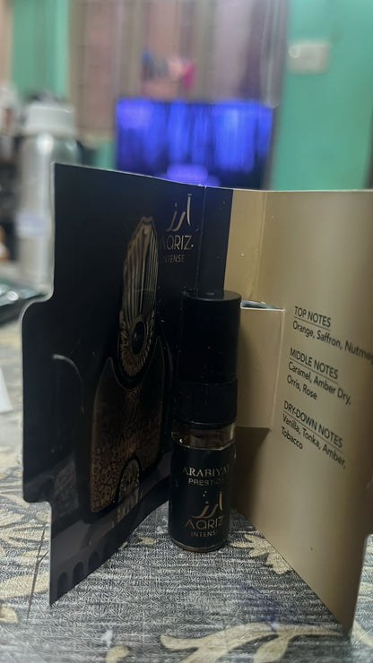 Aariz Intense  2.5ml Official Vial | Prestige Arabiyat
