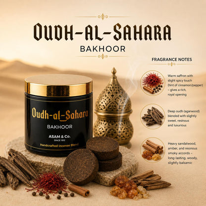Bakhoor Combo set of 5  by Asam & Co|  60g |5 Bakhoor Tablet in each Box