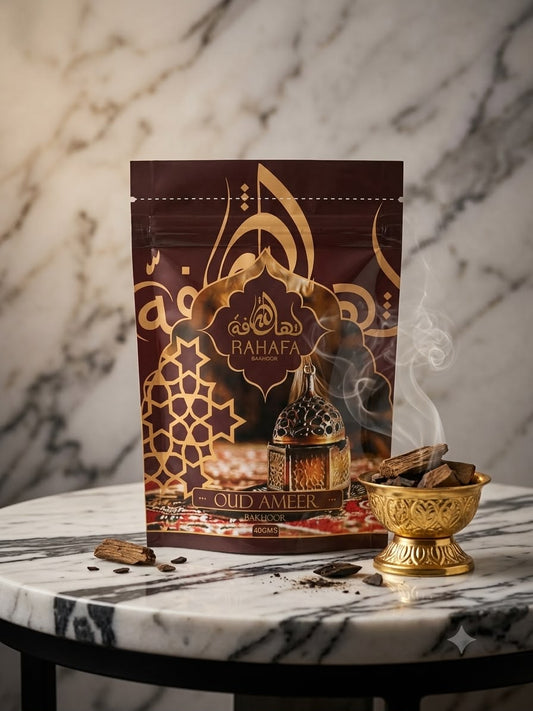 Rahafa  Oudh Ameer Bakhoor Premium Oudh Chips 40g |Made in UAE