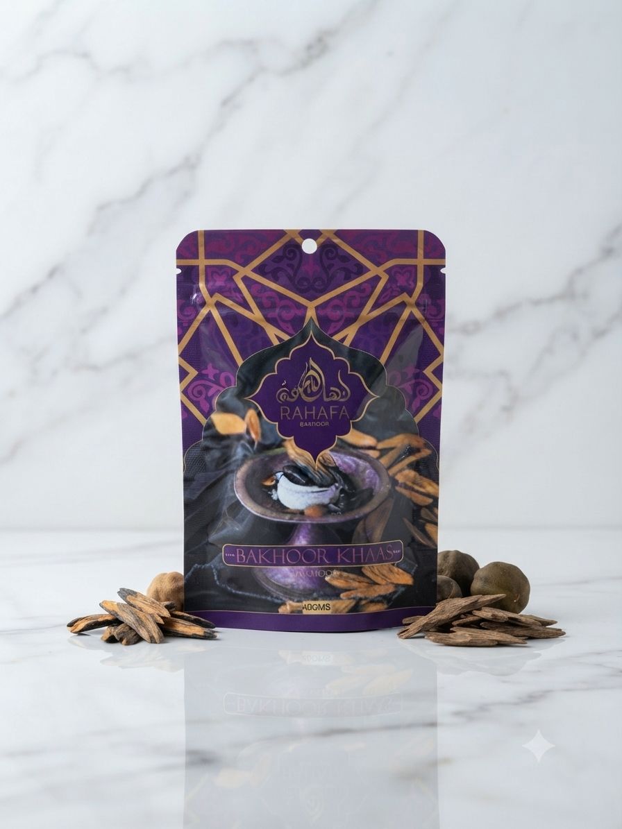 Rahafa  Bakhoor Khaas Bakhoor Premium Oudh Chips 40g |Made in UAE