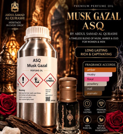 Musk Ghazal Perfume Oil | 10ml Perfume Oil | Inspired by ASQ Musk Ghazal |Made in UAE