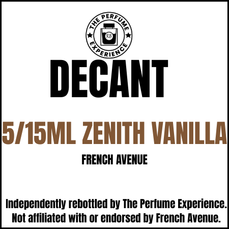 Zenith Vanilla by French Avenue 5ml & 15ml Decant